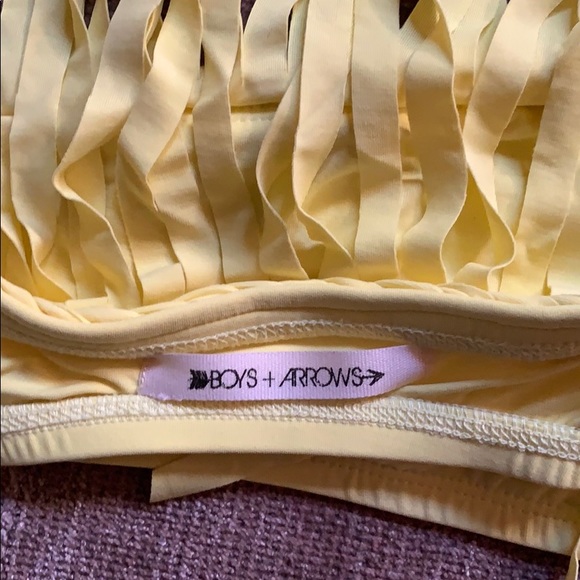 Boys And Arrows Fringe Bandeau Top (Brand New) - Picture 4 of 5